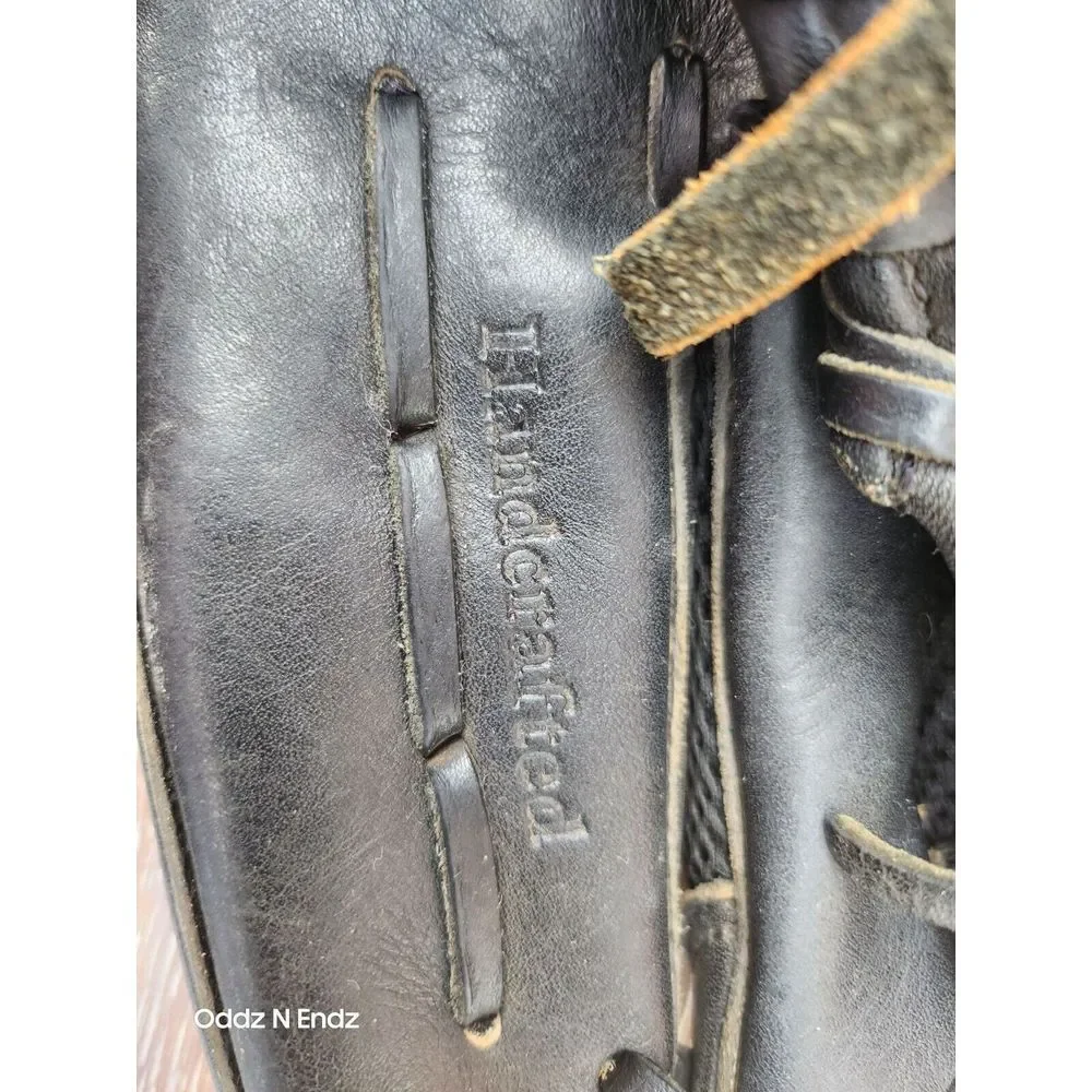 Mariucci Black Leather Handcrafted Baseball Glove 11.5in left hand‎